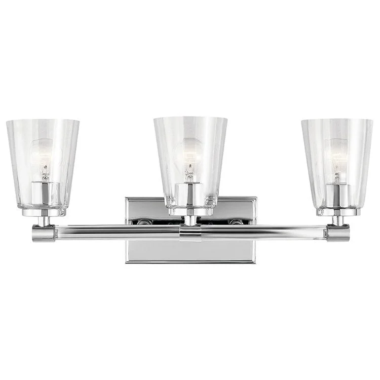 Audrea Three-Light Bathroom Vanity Fixture