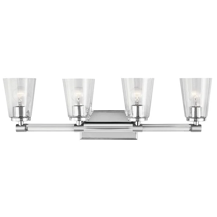 Audrea Four-Light Bathroom Vanity Fixture