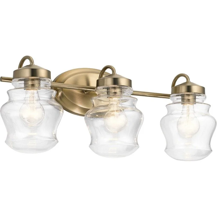 Janiel Three-Light Bathroom Vanity Fixture