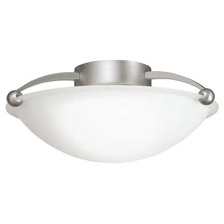 Two-Light Semi-Flush Mount Ceiling Fixture