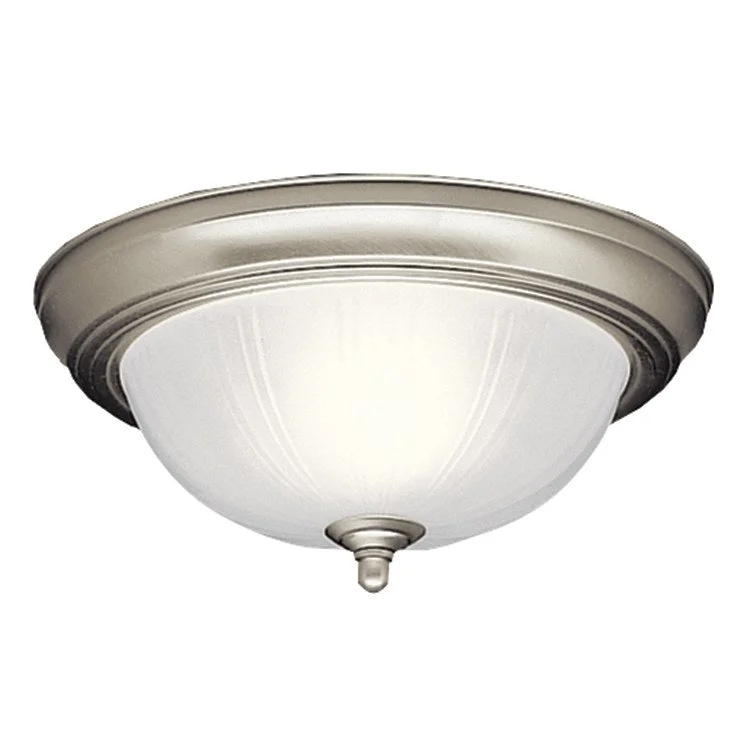 Two-Light Flush Mount Ceiling Fixture