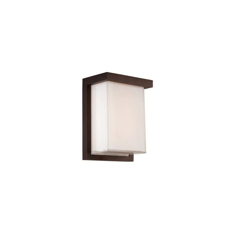 Ledge Single-Light 8" LED Outdoor Wall-Mount Lighting Fixture 3500K