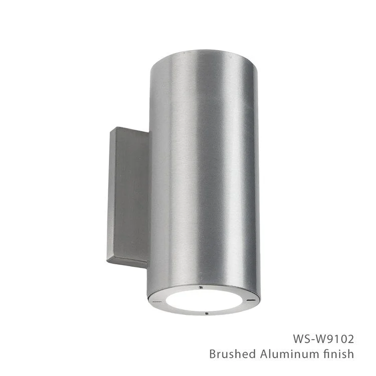 Vessel Two-Light LED Outdoor Up and Down Wall-Mount Lighting Fixture 3000K