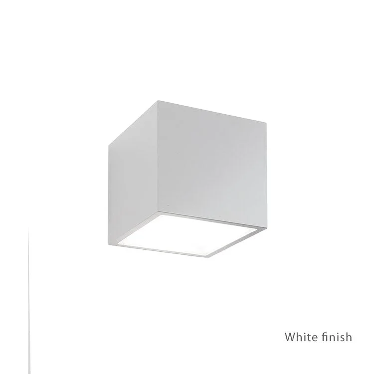 Bloc Two-Light LED Outdoor Up and Down Wall-Mount Lighting Fixture 3000K