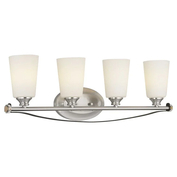 Nealy Four-Light Bathroom Vanity Fixture