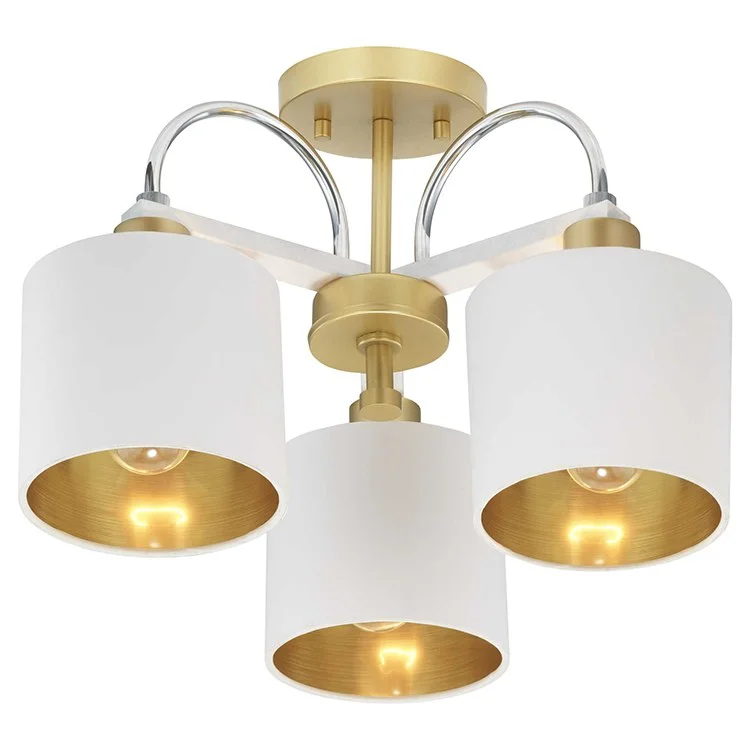 Rigsby Three-Light Convertible Semi-Flush Mount Ceiling Fixture/Pendant