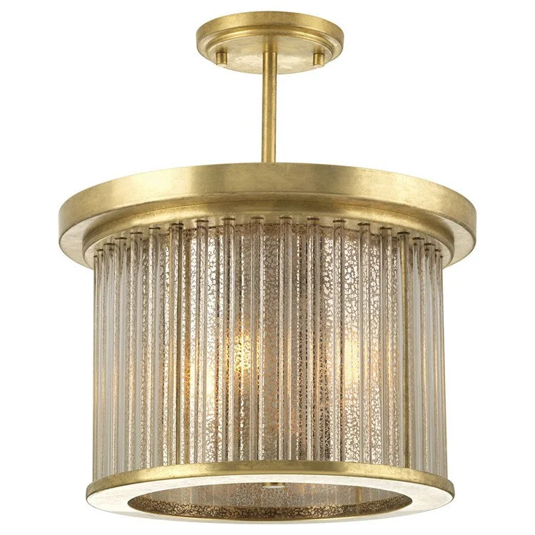 Sequit Point Three-Light Convertible Semi-Flush Mount Ceiling Fixture/Pendant by Jeffery Alan Marks