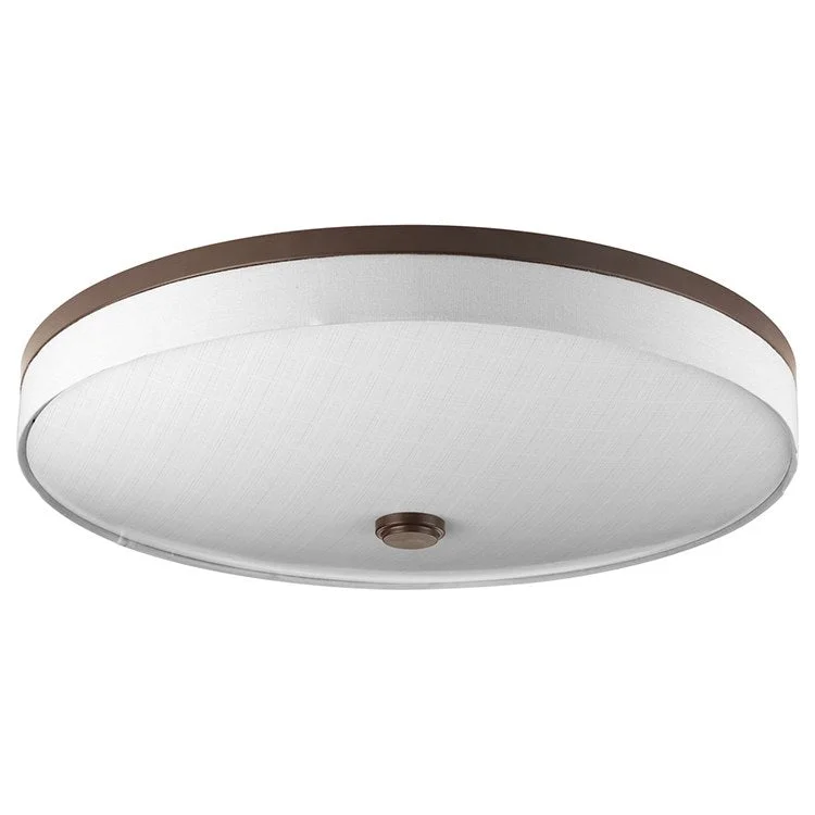 Weaver Three-Light LED Flush Mount Ceiling Light with AC LED Module