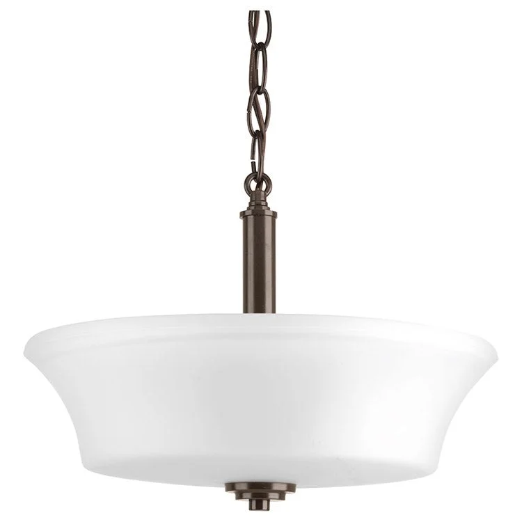 Cascadia Two-Light Semi-Flush Mount Convertible Ceiling Light