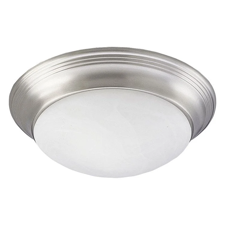 Alabaster Glass Single-Light Flush Mount Ceiling Light