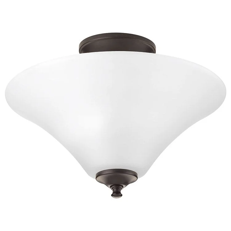 Joy Two-Light Semi-Flush Mount Ceiling Light