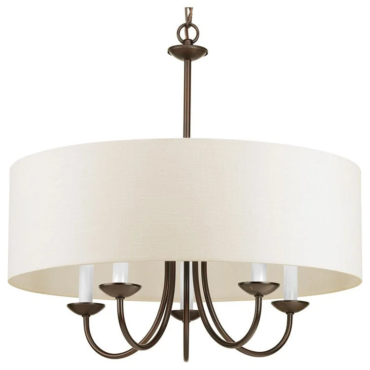 Five-Light Drum Shade Chandelier