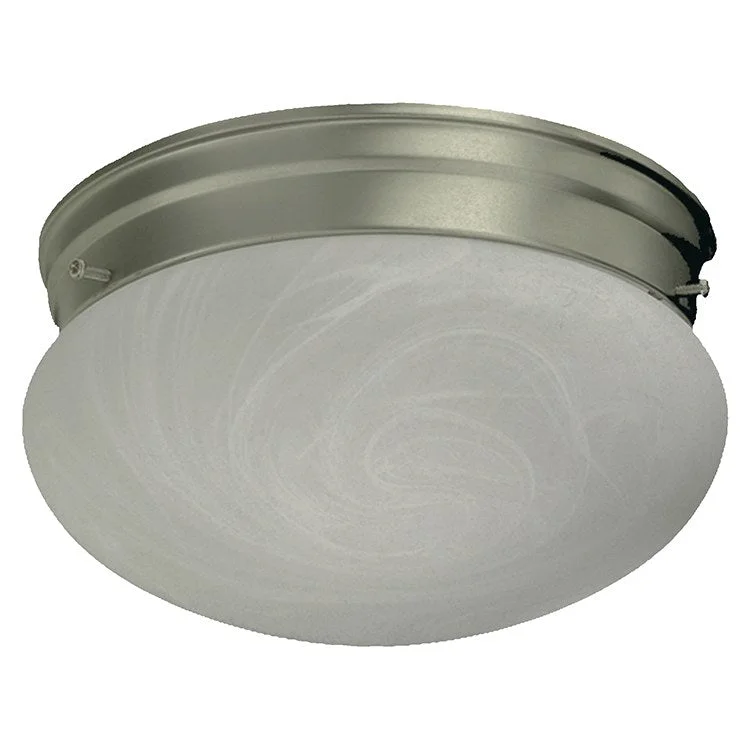 Signature Two-Light Large Mushroom Flush Mount Ceiling Fixture