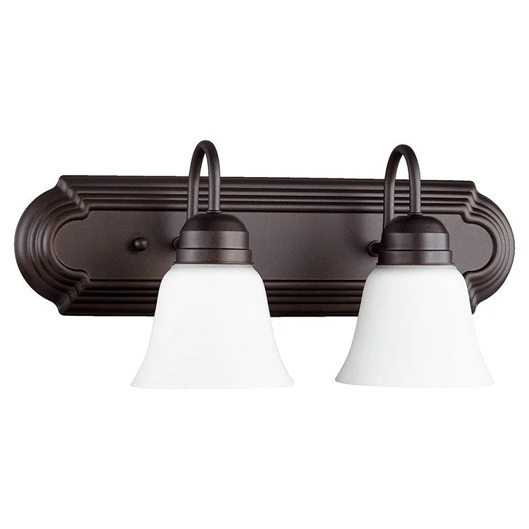 Signature Two-Light Bathroom Vanity Fixture