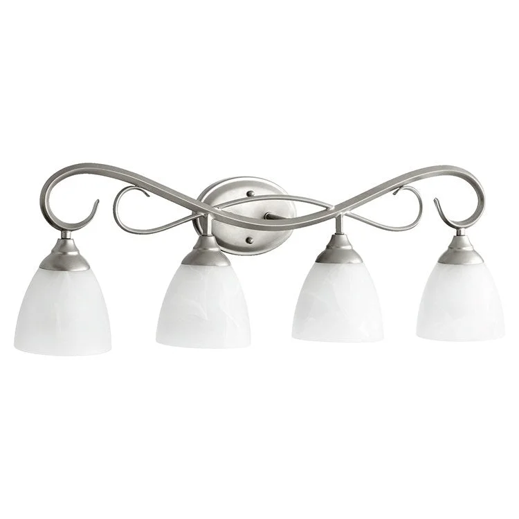 Powell Four-Light Bathroom Vanity Fixture