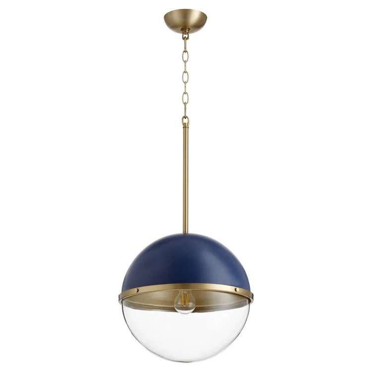 12" Single-Light Globe Pendant