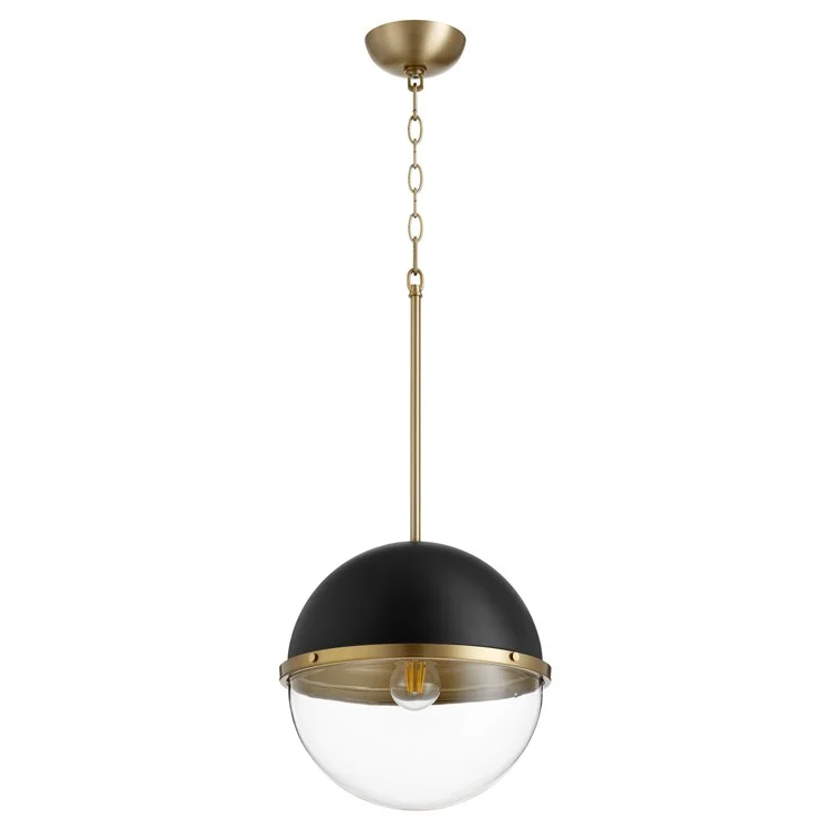 12" Single-Light Globe Pendant