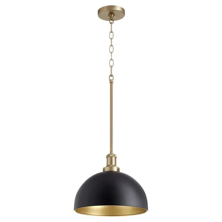 12" Single-Light Dome Pendant