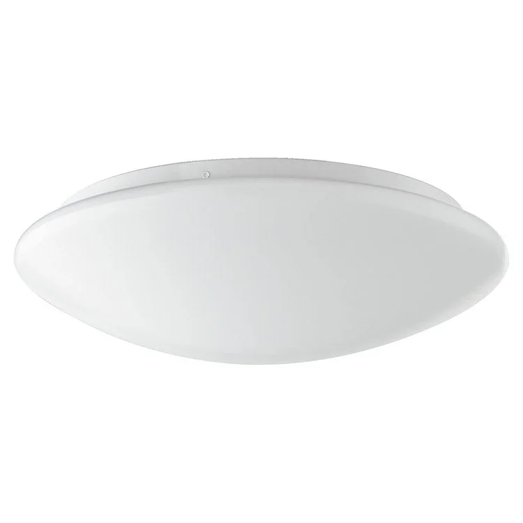 23-Watt Single-Light LED Round Flush Mount Ceiling Fixture