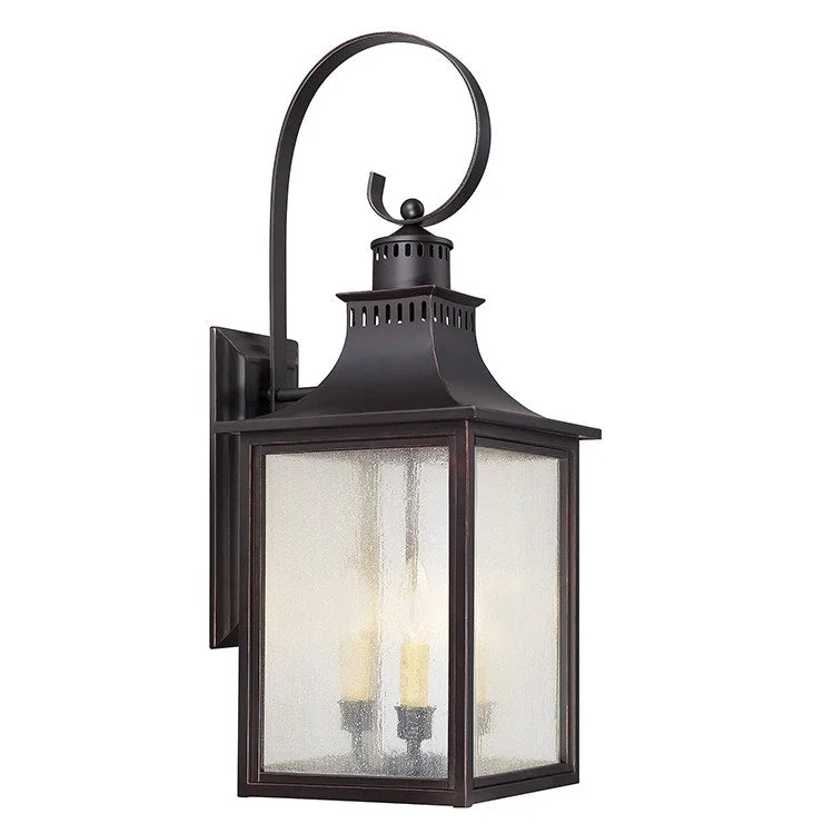 Monte Grande Three-Light Outdoor Wall Mount Lantern