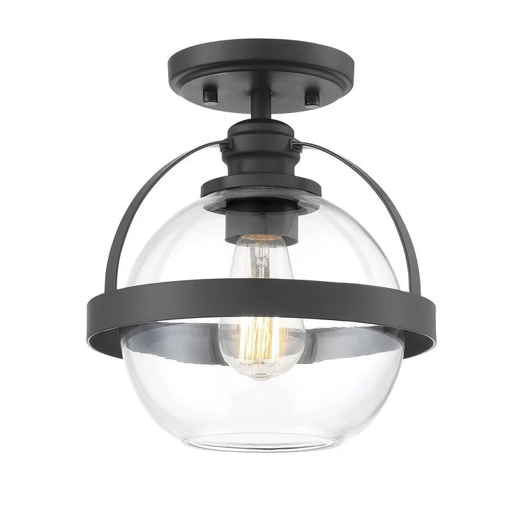 Pendleton Single-Light Semi-Flush Mount Ceiling Fixture