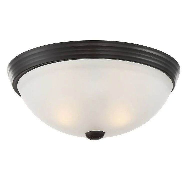 Two-Light 13" Flush Mount Ceiling Fixture