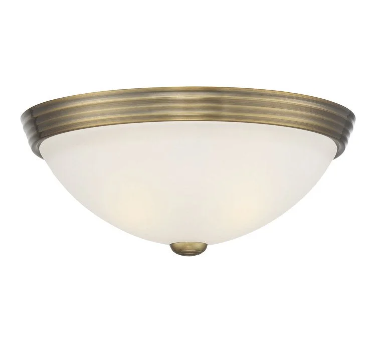 Two-Light 13" Flush Mount Ceiling Fixture