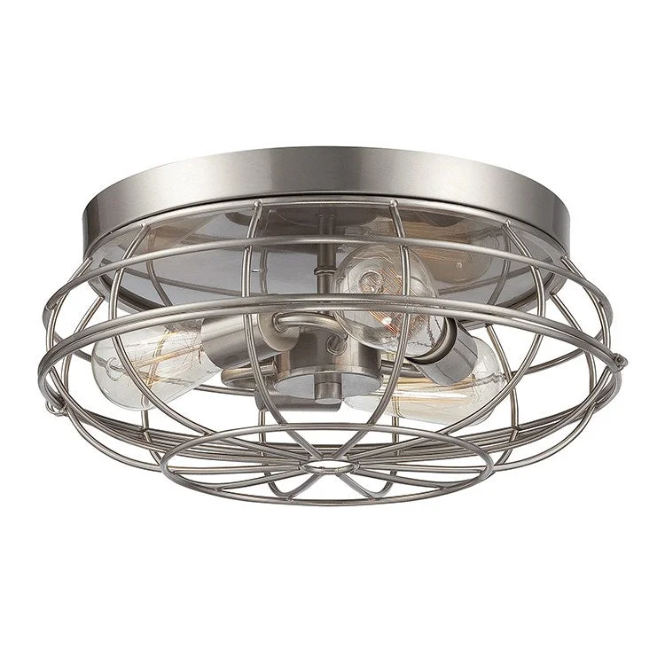 Scout Three-Light Flush Mount Ceiling Fixture