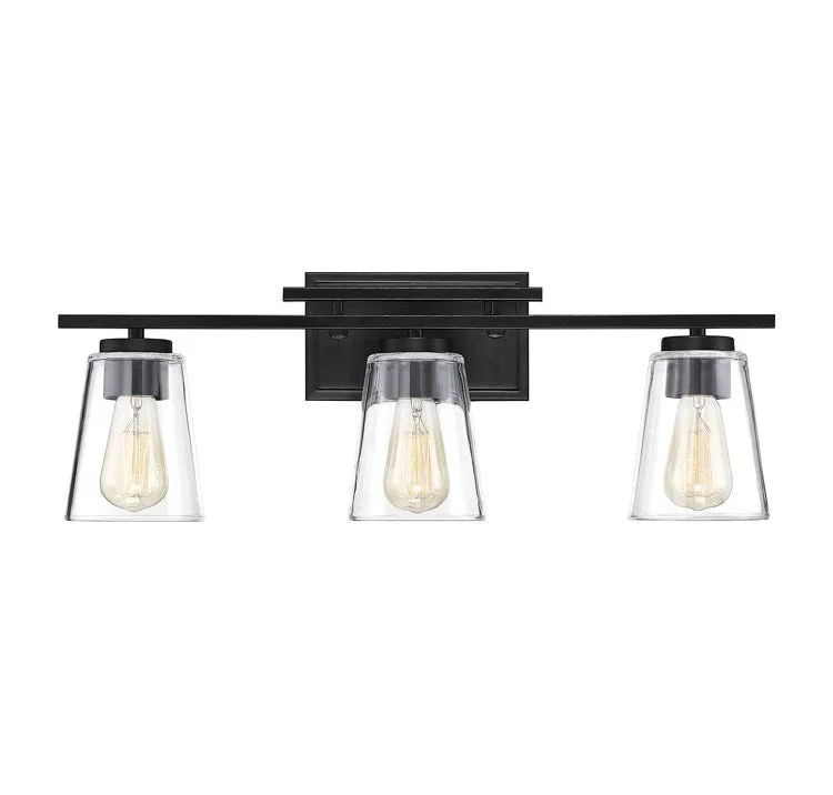 Calhoun Three-Light Bathroom Vanity Fixture