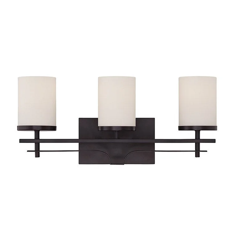 Colton Three-Light Bathroom Vanity Fixture