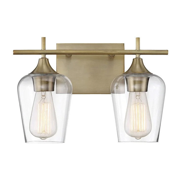 Octave Two-Light Bathroom Vanity Fixture