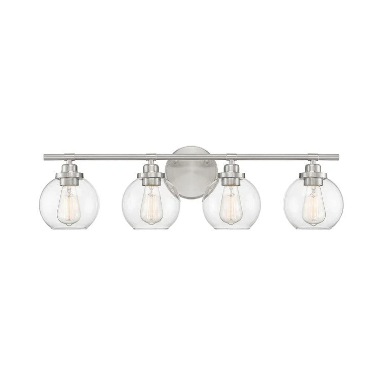 Carson Four-Light Bathroom Vanity Fixture