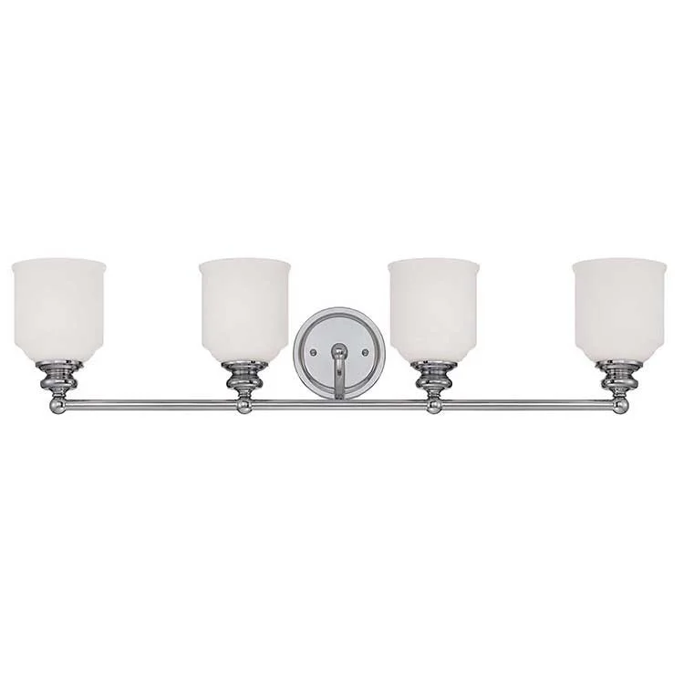 Melrose Four-Light Bathroom Vanity Fixture