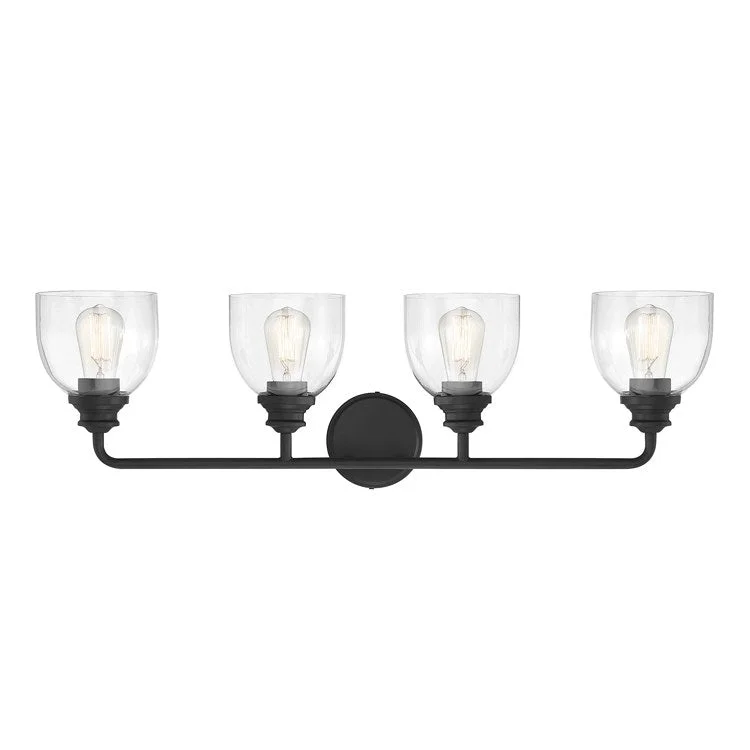 Vale Four-Light Bathroom Vanity Fixture