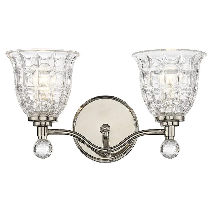 Birone Two-Light Bathroom Vanity Fixture