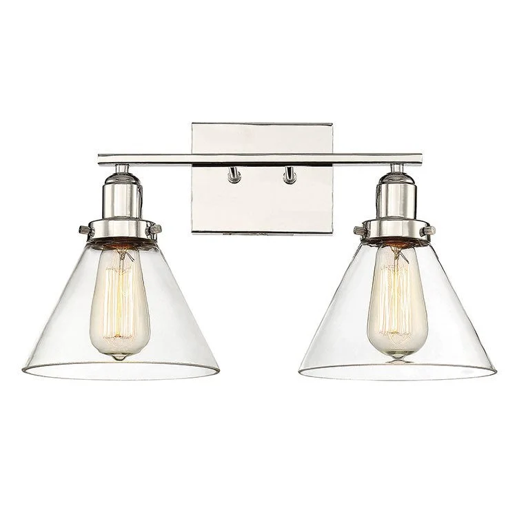 Drake Two-Light Bathroom Vanity Fixture