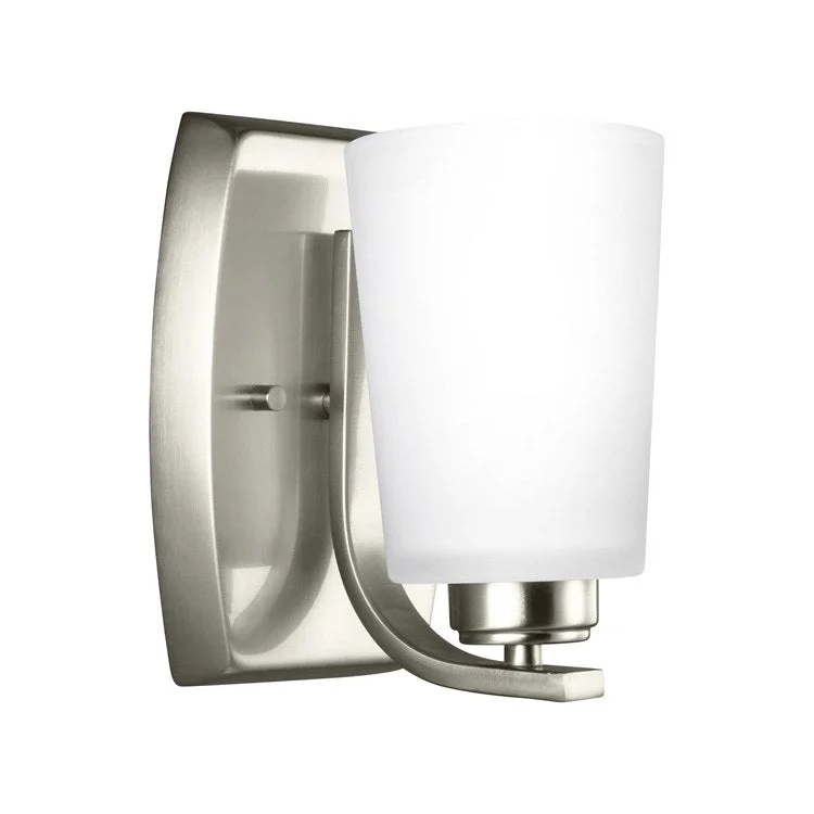 Franport Single-Light LED Bathroom Wall Sconce