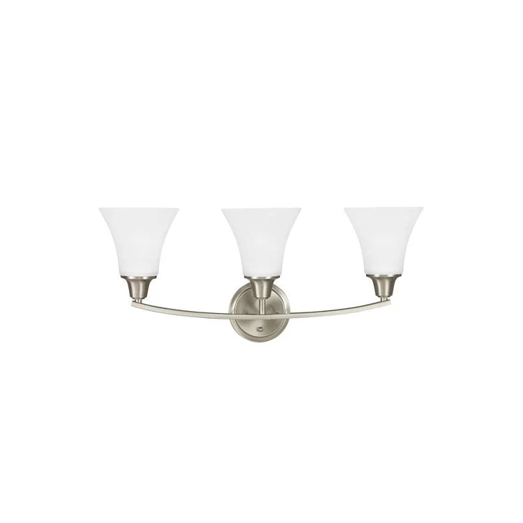 Metcalf Three-Light LED Bathroom Vanity Fixture