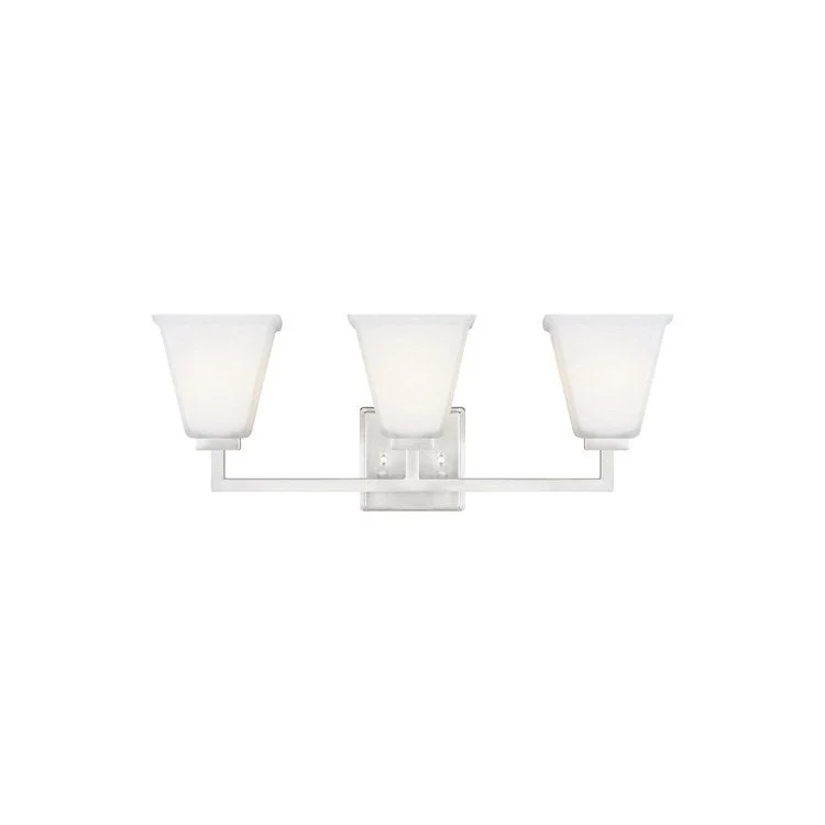 Ellis Harper Three-Light Bathroom Vanity Fixture