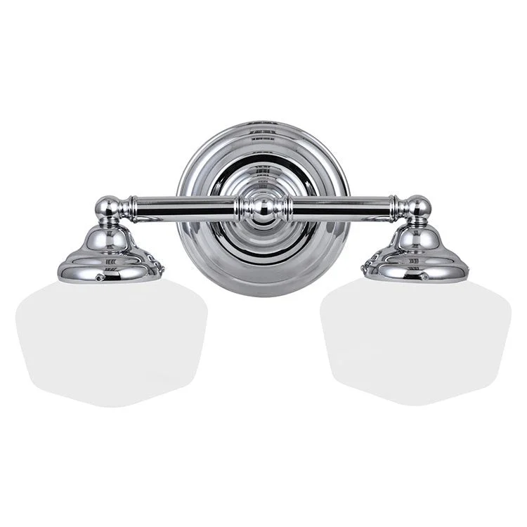 Academy Two-Light Bathroom Vanity Fixture