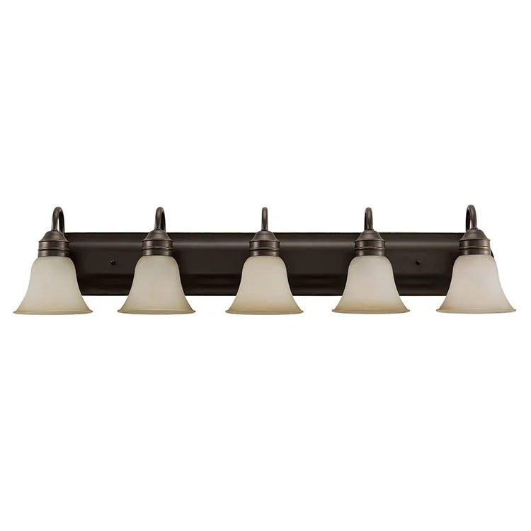 Gladstone Five-Light LED Bathroom Vanity Fixture