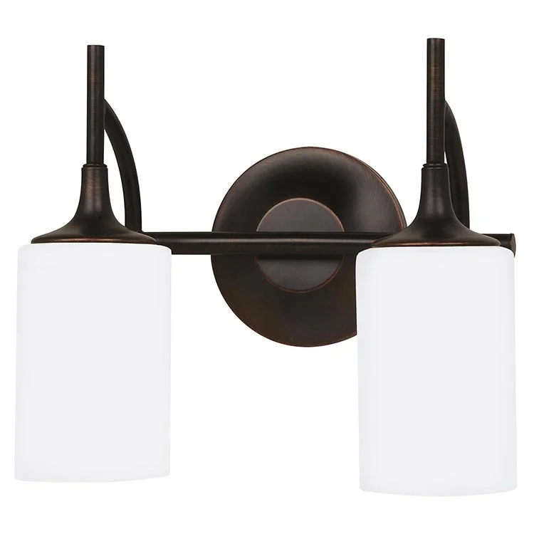 Stirling Two-Light Bathroom Vanity Fixture