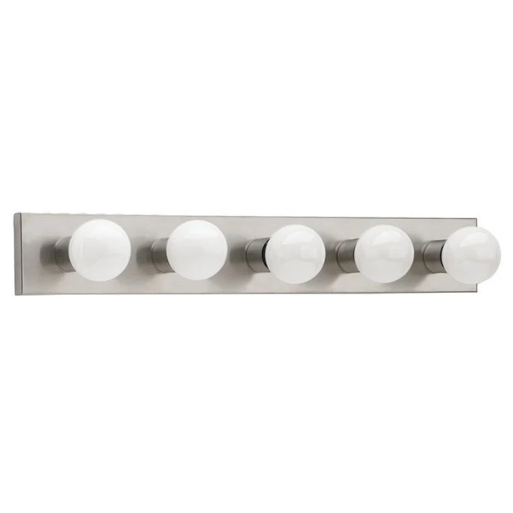 Center Stage Five-Light Bathroom Vanity Fixture