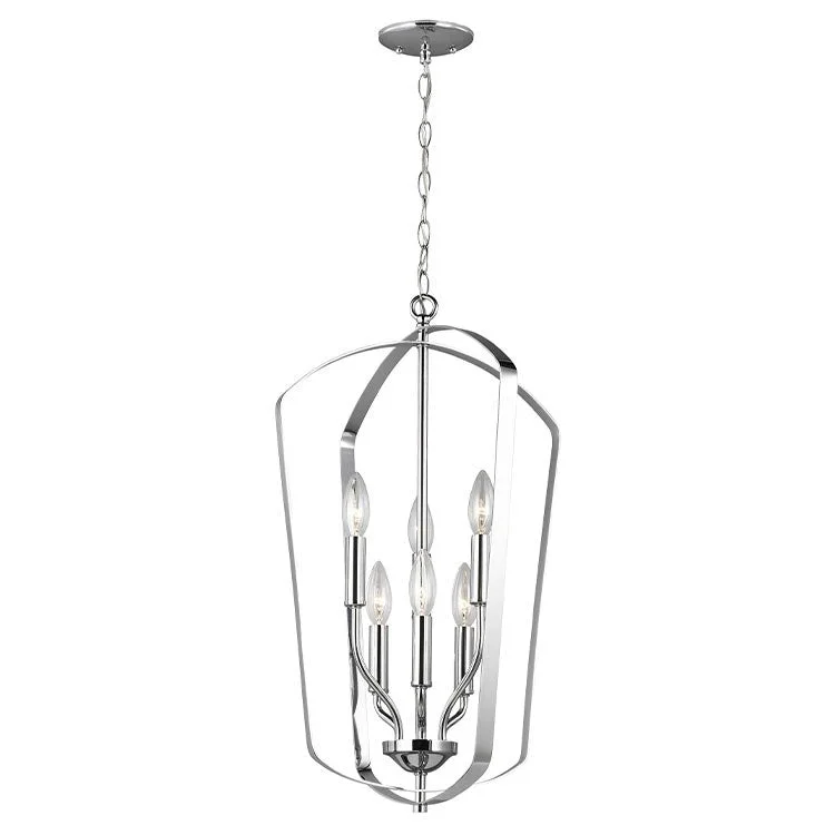 Romee Six-Light Large Foyer Pendant