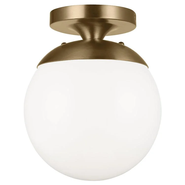 Leo Single-Light Semi-Flush Mount Wall/Ceiling Fixture