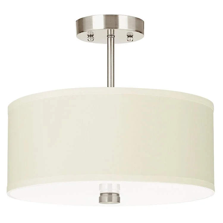 Dayna Two-Light LED Convertible Flush/Semi-Flush Mount Ceiling Fixture