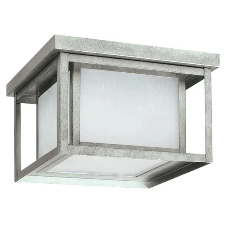 Hunnington Two-Light LED Outdoor Flush Mount Ceiling Fixture