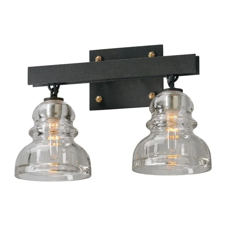 Menlo Park Two-Light Bathroom Vanity Fixture