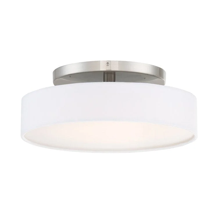 Manhattan Single-Light 14" LED Flush Mount Ceiling Fixture 2700K