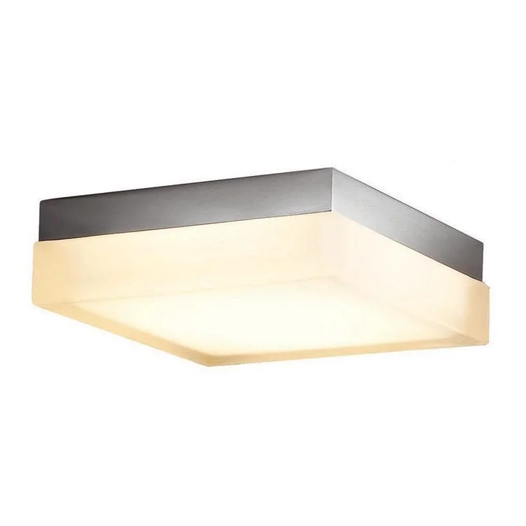 Dice Single-Light 6" LED Square Flush Mount Ceiling Fixture 3000K